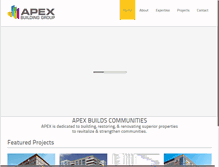 Tablet Screenshot of apexb.com